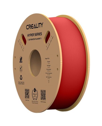 CREALITY HYPER PLA RED 3D PRINTER FILAMENT, HIGH SPEED, 1 KG SPOOL1.75