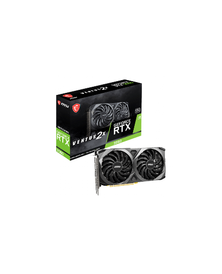 MSI VGA PCI-E NVIDIA GF RTX 3060 VENTUS 2X 12G OC, 12GB/192BIT, GDDR6, HDMI/3X DISPLAY PORT, DUAL FAN, 2 SLOT FANSINK, 3YW.