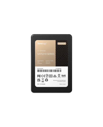 SYNOLOGY SAT5220-1920G, SSD, 1.92TB, 2.5'', SATA III