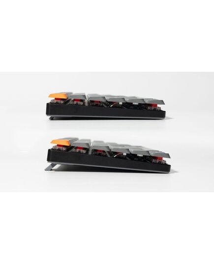 KEYCHRON K1 MAX (K1M-H1) ANSI 80% TKL BLACK FULL ASSEMBLED RED SWITCH RGB HOT-SWAP WIRED LOW PROFILE