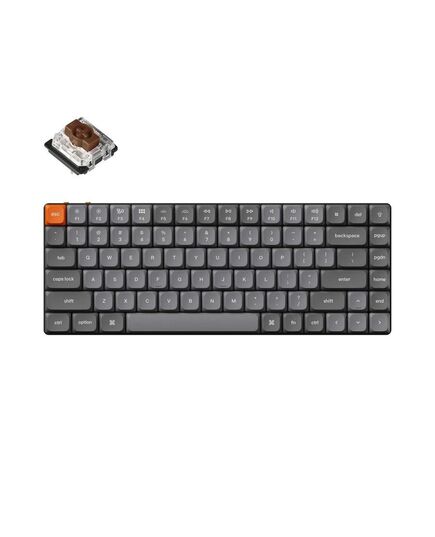 KEYCHRON K3 MAX QMK/VIA (K3M-H3) WIRELESS CUSTOM MECHANICAL KEYBOARD-BROWN SWITCH (HOT-SWAPPABLE) US