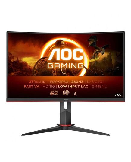 AOC C27G2Z3/BK FHD ERGONOMIC GAMING MONITOR 27" 280HZ (AOCC27G2Z3)
