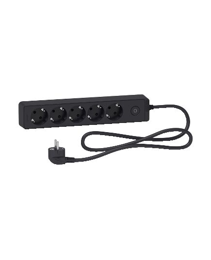 APC SOCKET ST9451B, 5 OUTLETS ,1.5M CABLE, ANTHRACITE