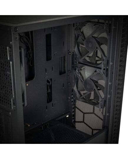 KOLINK OBSERVATORY HF MESH PWM MIDI TOWER CASE - BLACK (WITH 3X120MM BLACK PWM FANS)