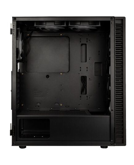 KOLINK OBSERVATORY HF PLUS GLASS ARGB PWM MIDI TOWER CASE - BLACK (WITH 6X120MM ARGB PWM FANS)