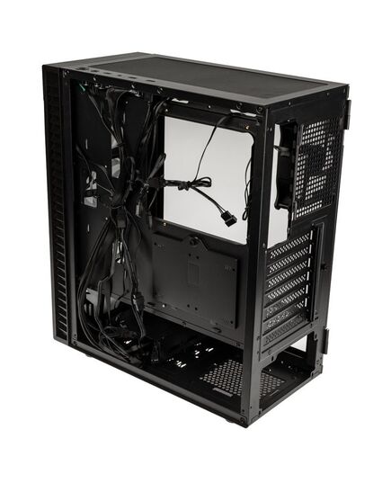 KOLINK OBSERVATORY HF PLUS GLASS ARGB PWM MIDI TOWER CASE - BLACK (WITH 6X120MM ARGB PWM FANS)