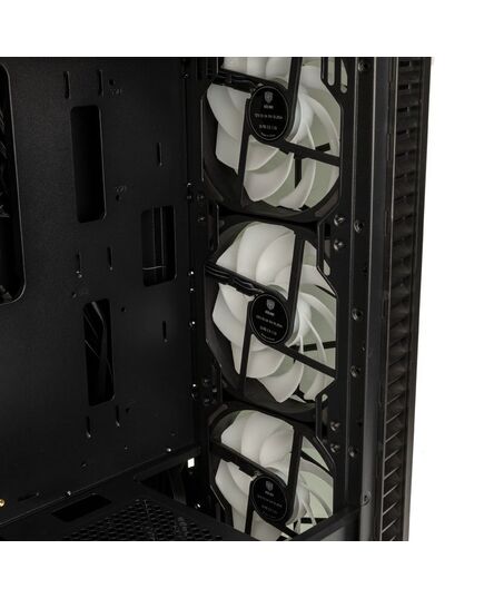 KOLINK OBSERVATORY HF PLUS GLASS ARGB PWM MIDI TOWER CASE - BLACK (WITH 6X120MM ARGB PWM FANS)