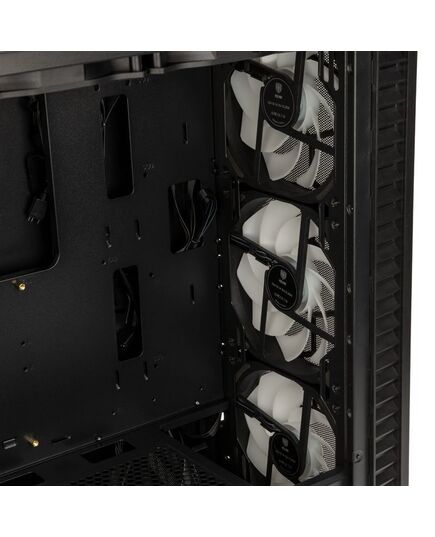 KOLINK OBSERVATORY HF PLUS MESH ARGB PWM MIDI TOWER CASE - BLACK (WITH 6X120MM ARGB PWM FANS)