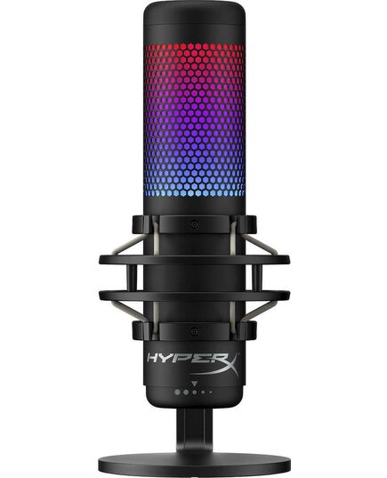 HYPERX QUADCAST S USB MICROPHONE - RGB LIGHTING - BLACK/GREY - 4P5P7AA