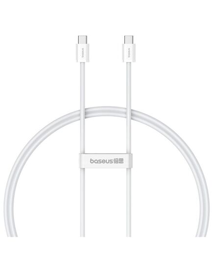 BASEUS USB 2.0 CABLE USB-C MALE - USB-C 100W ΛΕΥΚΌ 2M (P10365200211-04) (BASP10365200211-04)