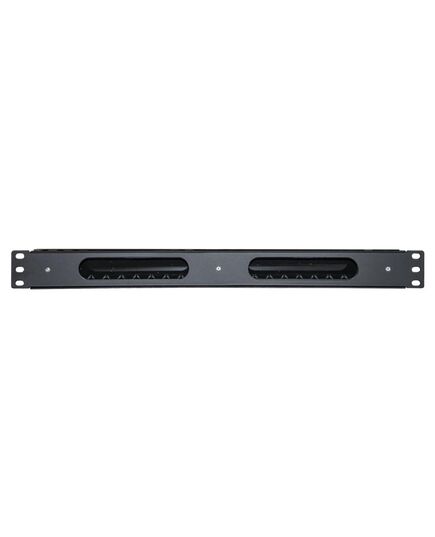 POWERTECH CABLE MANAGEMENT NETW-0029 ΓΙΑ RACK 19"/1U, ΠΛΑΣΤΙΚΌ, ΜΑΎΡΟ