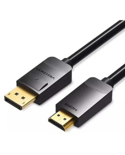 VENTION DISPLAYPORT TO HDMI CABLE 3M BLACK (HADBI) (VENHADBI)