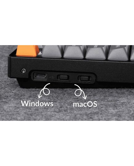 KEYCHRON K8 MAX (K8M-B3) QMK WIRELESS MECHANICAL KEYBOARD BROWN SWITCH RGB 80% US LAYOUT