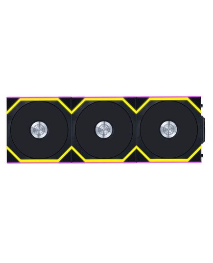 LIAN LI UNIFAN SL WIRELESS 120 -3PCS BLACK (TRIPLE PACK INCLUDE CONTROLLER) - CASE FAN