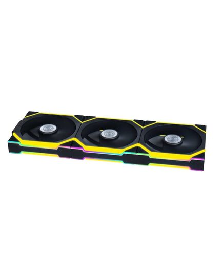 LIAN LI UNIFAN SL WIRELESS 120 -3PCS BLACK (TRIPLE PACK INCLUDE CONTROLLER) - CASE FAN