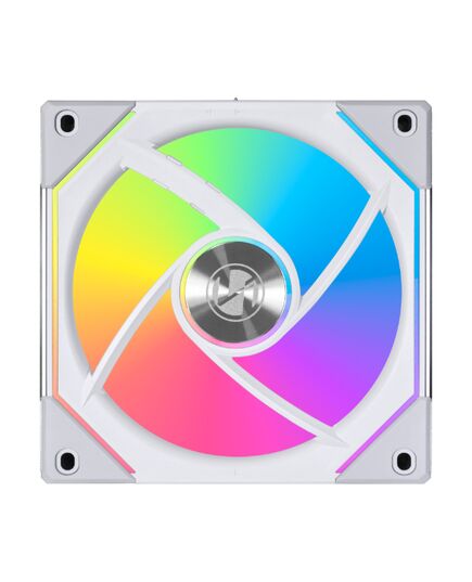 LIAN LI UNI FAN INFINITY SL-INF 140 REVERSE BLADE WHITE - ARGB PWM CASE FAN (1PCS) NO CONTROLLER
