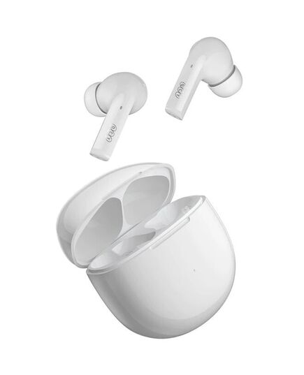 QCY T18 MELOBUDS TWS WHITE SNAPDRAGON SOUND QUALCOMM 3050. BLUETOOTH 5.2. ADAPTIVE HIGH-FIDELITY