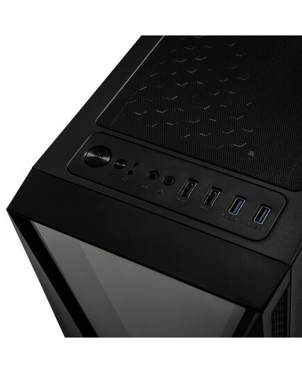 KOLINK VOID RGB MIDI-TOWER - BLACK - TEMPERED GLASS WINDOW