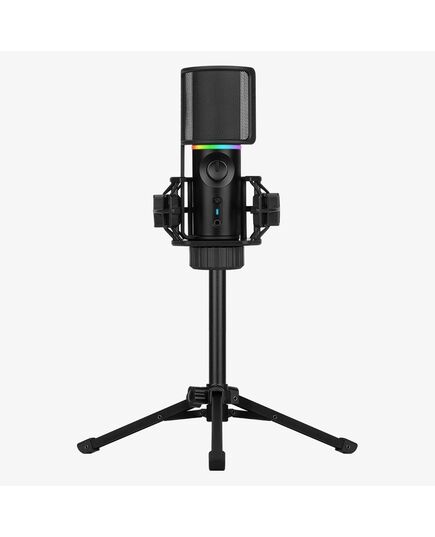 STREAMPLIFY MIC RGB MICROPHONE, USB-A, BLACK - INCL. TRIPOD