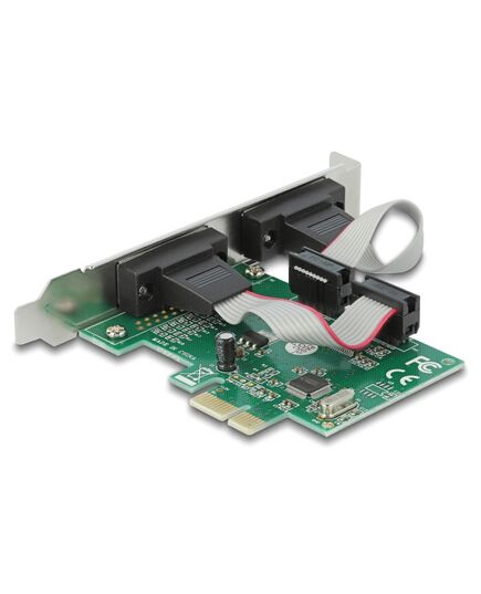 DELOCK ΚΆΡΤΑ ΕΠΈΚΤΑΣΗΣ PCIE ΣΕ 2X RS-232 90007, 921.6KBPS
