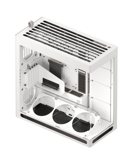 HAVN HS 420 VGPU WHITE PREMIUM MIDI TOWER CASE - WITH VERTICAL GPU SUPPORT
