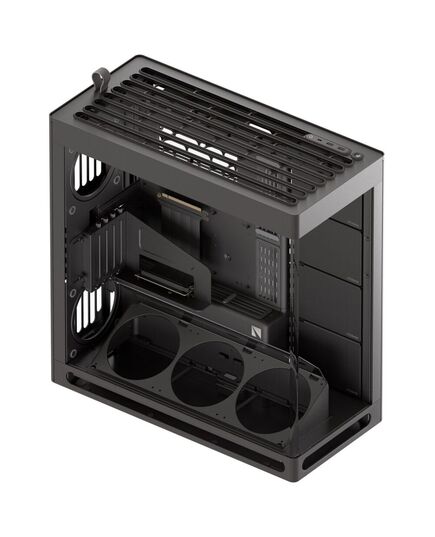 HAVN HS 420 VGPU BLACK PREMIUM MIDI TOWER CASE - WITH VERTICAL GPU SUPPORT