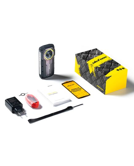 ULEFONE SMARTPHONE ARMOR MINI 20, 4.7", 8/256GB, 4G, 6200MAH, IP68/IP69K, ΜΑΎΡΟ