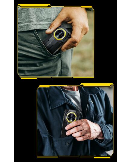ULEFONE SMARTPHONE ARMOR MINI 20, 4.7", 8/256GB, 4G, 6200MAH, IP68/IP69K, ΜΑΎΡΟ