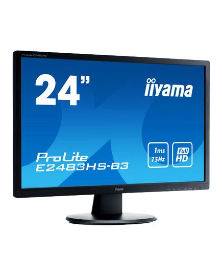 IIYAMA USED ΟΘΌΝΗ B2480H TN LED, 24" FULL HD, VGA/DVI/HDMI, GRADE B