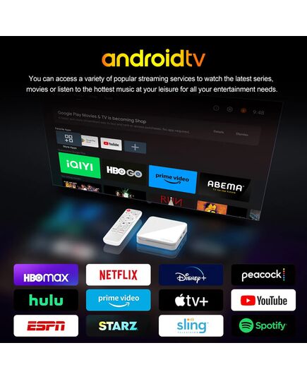 H96 MAX TV BOX H313, 4K, 2/16GB, WIFI 6, BLUETOOTH, ANDROID 14