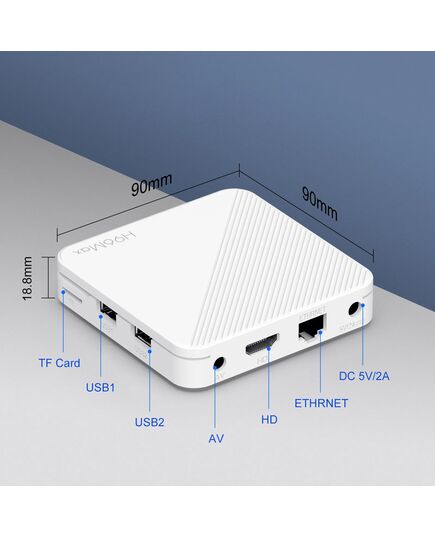 H96 MAX TV BOX H313, 4K, 2/16GB, WIFI 6, BLUETOOTH, ANDROID 14