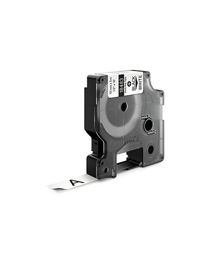 ΤΑΙΝΊΑ ΕΤΙΚΕΤΟΓΡΆΦΟΥ DYMO IND RHINO TAPE PERMANENT POLYESTER BLACK ON WHITE 12MM (S0718210) (DYM18483)
