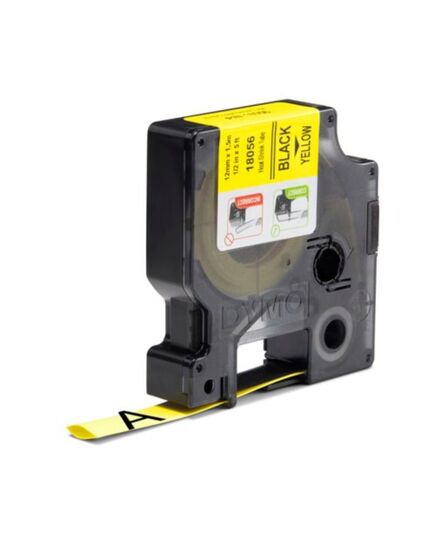 ΤΑΙΝΊΑ ΕΤΙΚΕΤΟΓΡΆΦΟΥ DYMO IND RHINO TAPE BLACK ON YELLOW 12MM (S0718310) (DYM18056)
