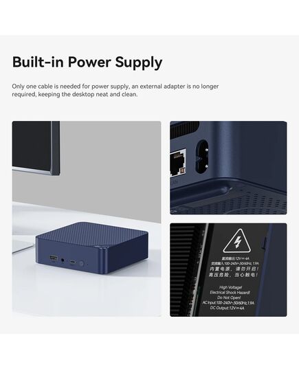 BEELINK MINI PC EQ14, INTEL N150, 16GB, 500GB M.2, WINDOWS 11 PRO