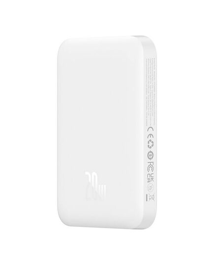 BASEUS POWERBANK MAGNETIC MINI 6000MAH 20W MAGSAFE (WHITE) (P10059002223-00) (BASP10059002223-00)