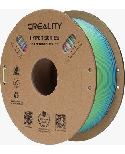 CREALITY HYPER PLA  RAINBOW WILD BLOSSOM SHORT GRAD.- FAST PRINTING FILAMENT WITH CFS TAG 1KG 1.75