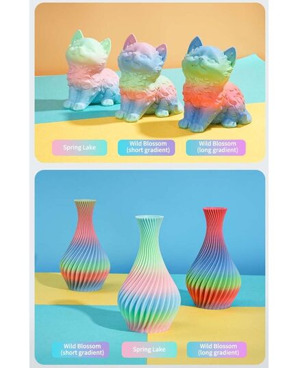 CREALITY HYPER PLA  RAINBOW SPRING LAKE - FAST PRINTING FILAMENT WITH CFS TAG 1KG 1.75