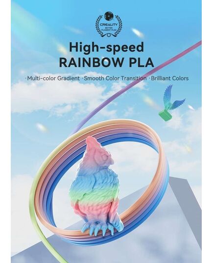 CREALITY HYPER PLA  RAINBOW SPRING LAKE - FAST PRINTING FILAMENT WITH CFS TAG 1KG 1.75