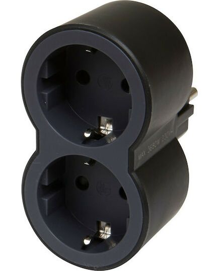 LEGRAND SURGEARREST 2 OUTLETS BLACK/GREY