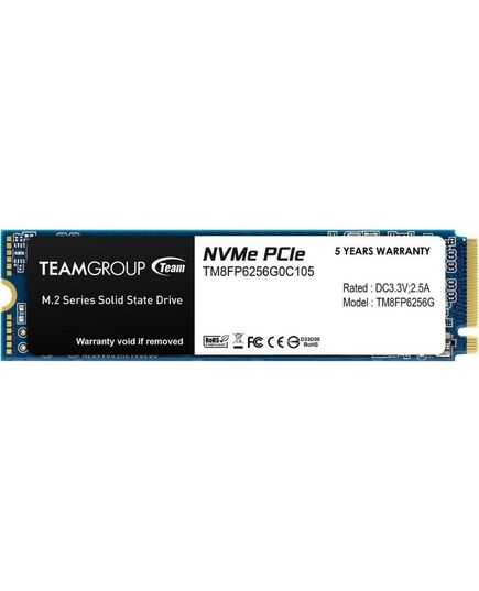 TEAMGROUP ΔΊΣΚΟΣ SSD 256GB MP33 PCIE M.2 PCIE 3.0 X4 NVME (TM8FP6256G0C101) (TEGTM8FP6256G0C101)