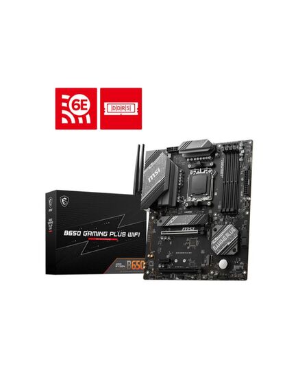 MSI B650 GAMING PLUS WIFI MOTHERBOARD ATX ΜΕ AMD AM5 SOCKET (7E26-001R) (MSI7E26-001R)