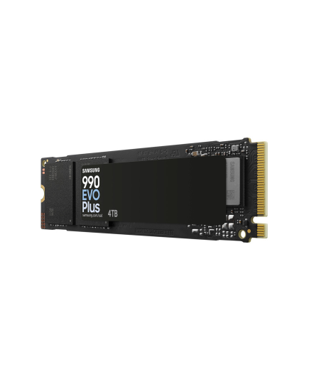 SAMSUNG SSD M.2 NVME PCI-E GEN4/5 4TB MZ-V9S4T0BW SERIES 990 EVO PLUS, M.2 2280, NVME PCI-E GEN4X4/5X2, READ 7250MB/S, WRITE 6300MB/S, 5YW.