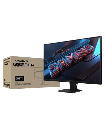 GIGABYTE MONITOR GS27FA 27&APOS;&APOS; FHD 1MS 180HZ IPS, HDMI, DP,  3YEARSW, AMD RADEON FREESYNC, HDR READY