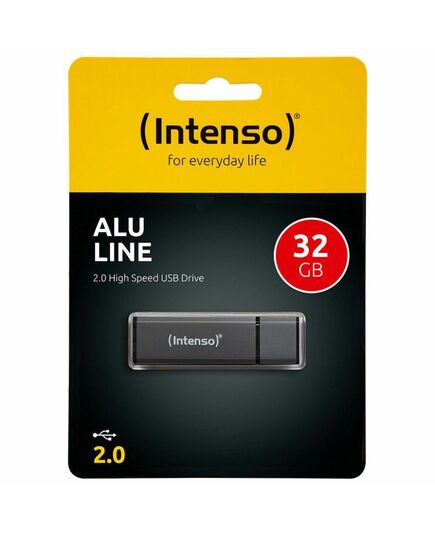 INTENSO USB 2.0 STICK 32GB ALU LINE ANTHRACITE (3521481) (NSO3521481)