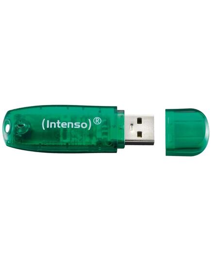 INTENSO USB 2.0 STICK  8GB RAINBOW LINE GREEN (3502460) (NSO3502460)
