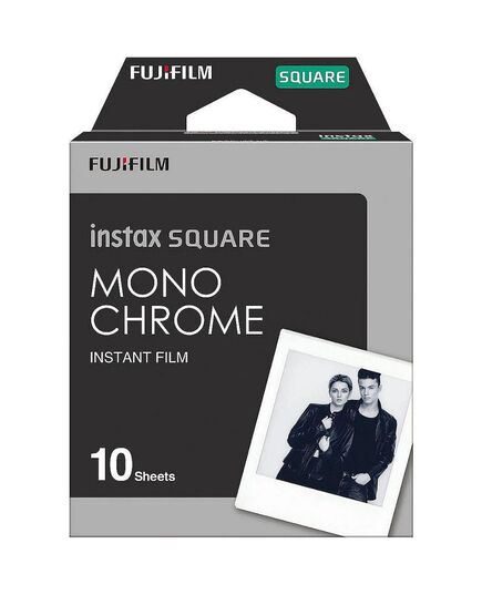 FUJIFILM B&W/MONOCHROME INSTAX SQUARE INSTANT ΦΙΛΜ (10 EXPOSURES) MONOCHROME (16671332) (FJM16671332)