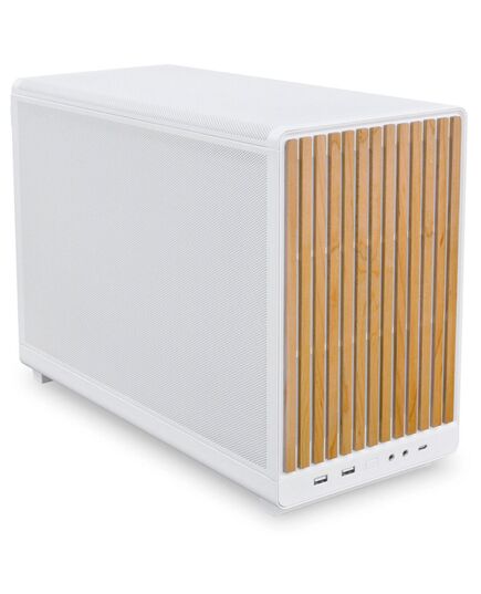 LIAN LI DAN CASE A3 WOOD WHITE - M-ATX ALL MESH STEEL-FABRIC PC CASE FROM DANIEL HANSEN