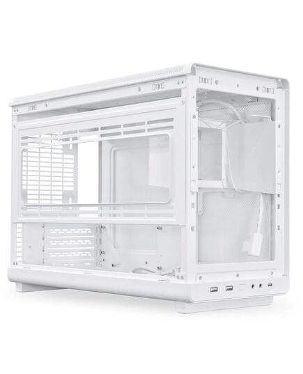 LIAN LI DAN CASE A3 WOOD WHITE - M-ATX ALL MESH STEEL-FABRIC PC CASE FROM DANIEL HANSEN