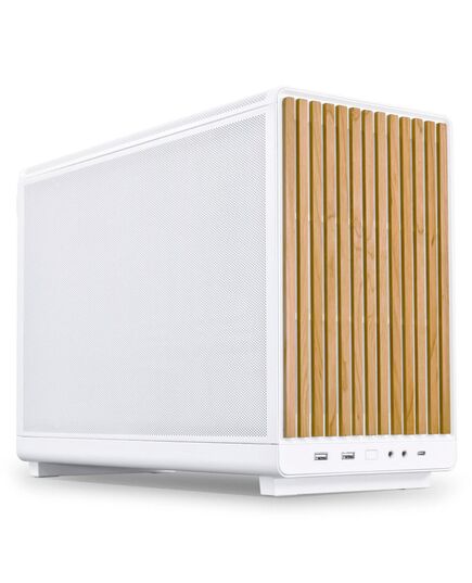 LIAN LI DAN CASE A3 WOOD WHITE - M-ATX ALL MESH STEEL-FABRIC PC CASE FROM DANIEL HANSEN