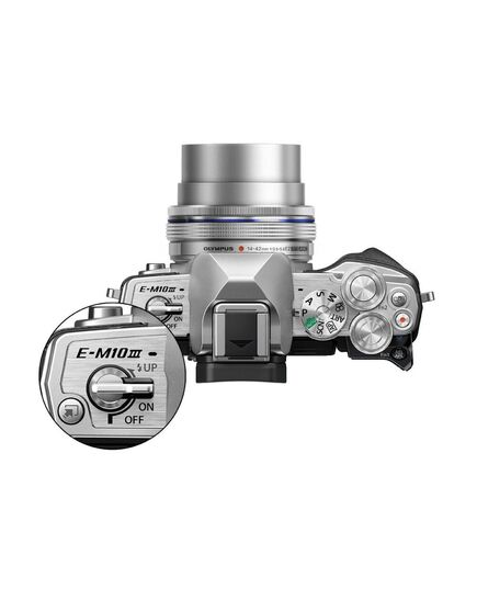 OLYMPUS 14-42MM 1:3.5-5.6 EZ SILVER M.ZUIKO DIGITAL (EZ-M1442EZ) LENSE MICRO FT